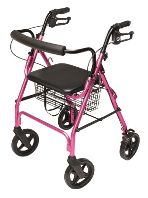 Lumex Walkabout Four-Wheel Contour Deluxe Rollators - Senior.com Rollators